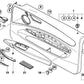 Revestimiento Panel Puerta Delantera Negro Para Bmw E81 E82 . Original Recambios