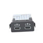 Dual USB connection for BMW 1 Series F40, F52, 2 Series F44, G42, 3 Series G20, G21, G28, 4 Series G22, G23, 5 Series G30, G31, 6 Series G32, 8 Series G16, X2 F39, X3 G01, G08, X4 G02, X5 G18, X7 G07 84160). Genuine BMW.