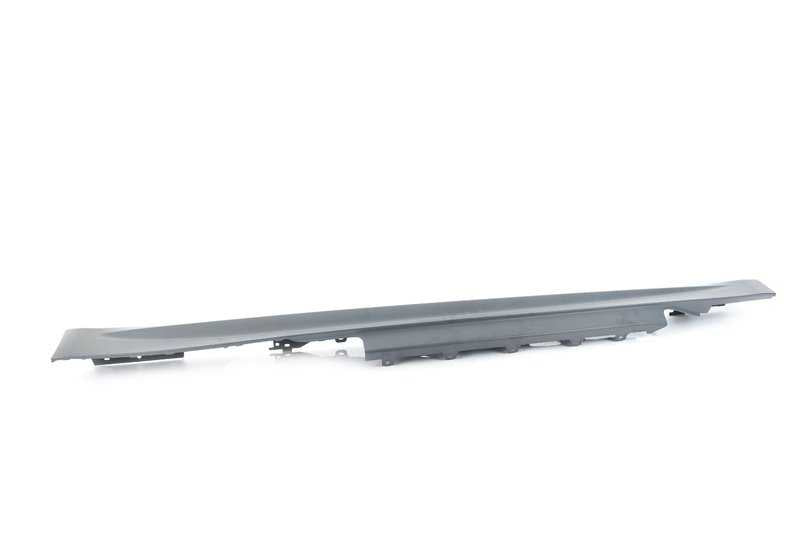 Primed left door sill trim for BMW 4 Series F32, F33 (OEM 51778060847). Original BMW