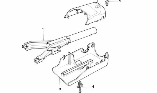 Faldón Inferior para BMW E31 (OEM 32311158482). Original BMW