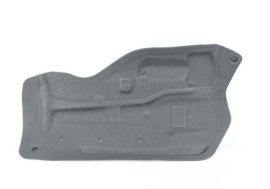 Aislante acústico para puerta delantera derecha OEM 51487351196 para BMW X3 (F25) y BMW X4 (F26). Original BMW.