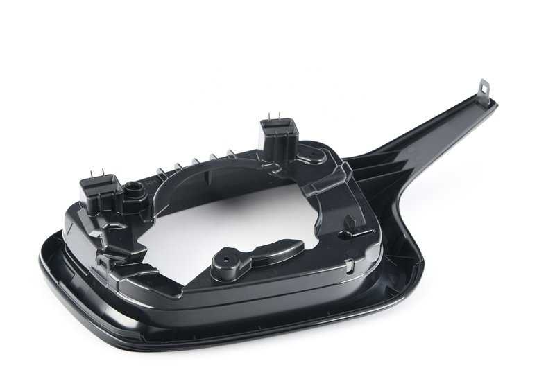 Aro de sujeción negro brillo derecho para BMW G42, G87 Serie 2, G20N, G21N, G80, G81 Serie 3, G23N, G26, G82 Serie 4 (OEM 51168746848). Original BMW