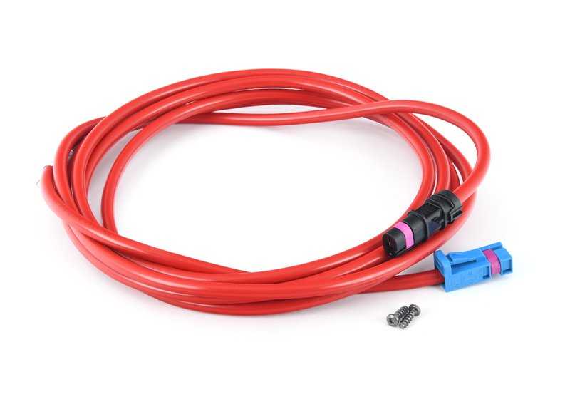 Cable de batería positivo OEM 61116831991 para BMW F15, F85, F16, F86. Original BMW.