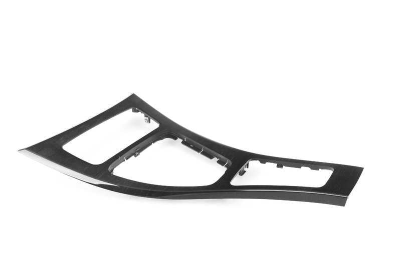 Cubierta Consola Central de Ébano de Bambú para BMW Serie 3 E90N, E91N, E92N (OEM 51169214771). Original BMW