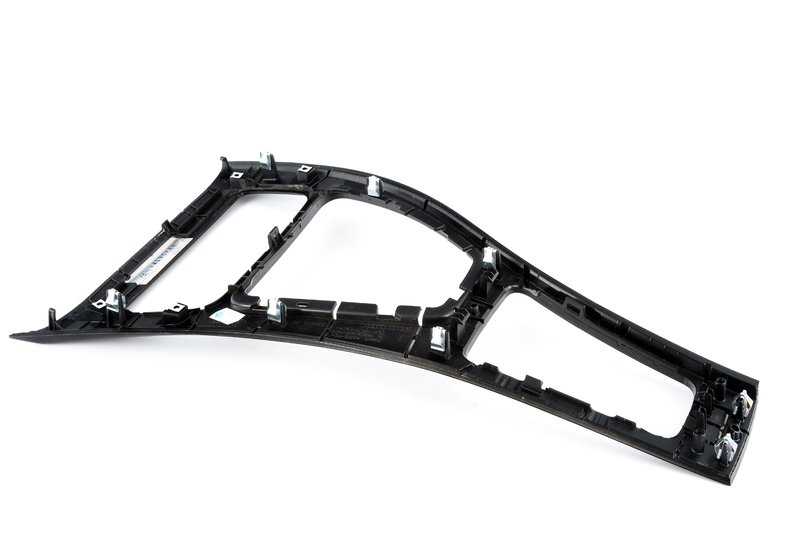 Cubierta Consola Central de Ébano de Bambú para BMW Serie 3 E90N, E91N, E92N (OEM 51169214771). Original BMW