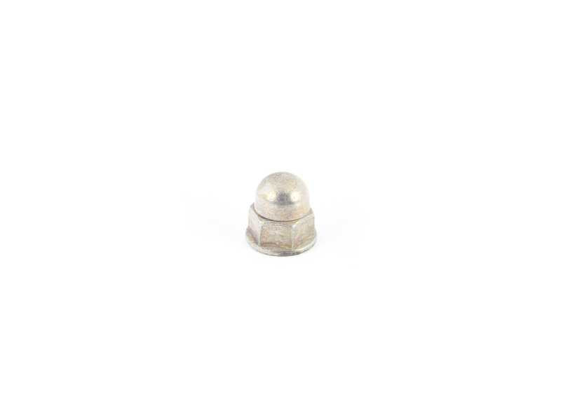 Cap nut for BMW E60, E61, F07, F10, F11, F18, E63, E64, F06, F12, F13, E65, E66, F01, F02, F25, F26, E53, E70, E71 (OEM 12528576285). Original BMW