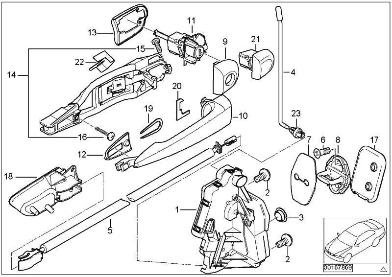 Tapa Imprimada Manecilla Puerta Derecha Para Bmw E46 Serie 3 . Original Recambios