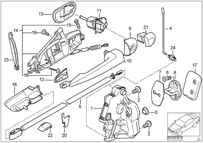 Cubierta Cilin. Cerradura Imprimada Izq. Para Bmw E46 . Original Recambios