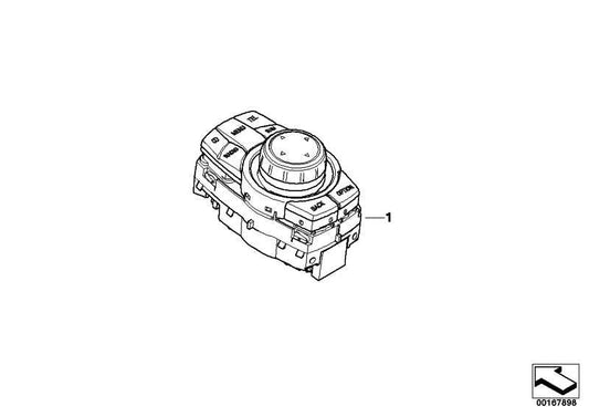 Controlador Idrive Para Bmw E81 E87 E88 E82 E90 E91 E92 E93 E60 E61 E63 E64 E84 E70 E71 E72 .