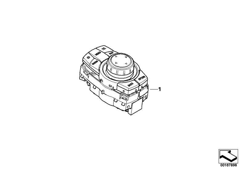 Controlador Idrive Para Bmw E81 E87 E88 E82 E90 E91 E92 E93 E60 E61 E63 E64 E84 E70 E71 E72 .