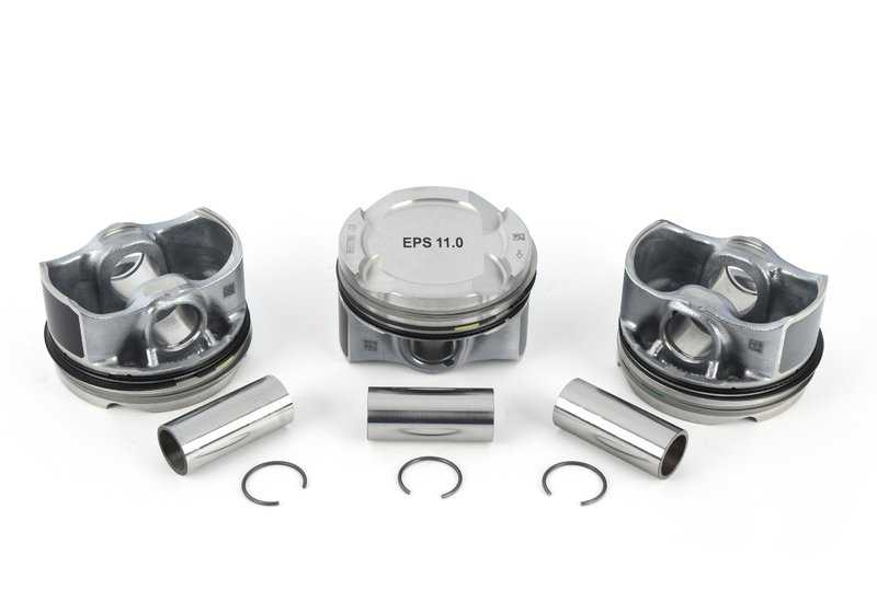 Kit de pistones OEM 11259468871 para BMW F20, F21, F52, F22, F23, F45, F46, F30, F31, F35, F32, F36, F48, F49, F39. Original BMW.