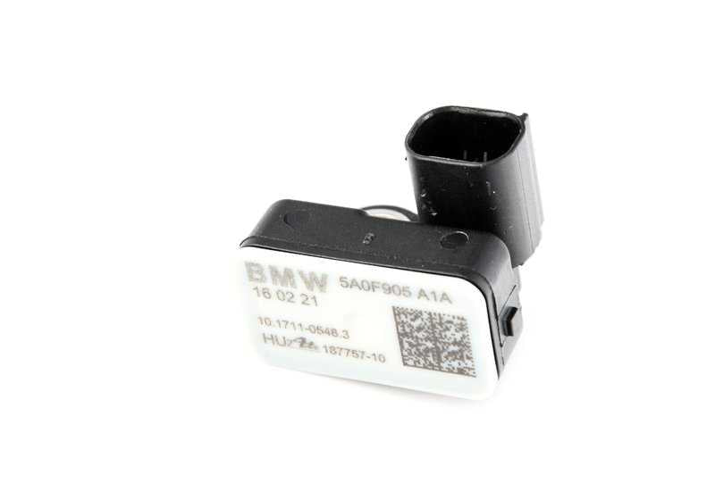 Sensor de aceleración para BMW F20, F21, F22, F23, F30, F31, F34, F35, F80, F32, F33, F36, F82, F83, F25, G01, F26, G02 (OEM 37155A0F905). Original BMW