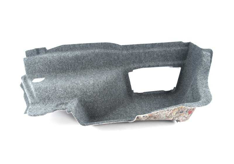 Left boot liner for BMW 3 Series E90, E90N (OEM 51477059227). Original BMW