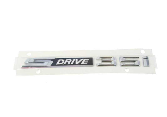 Emblem "SDRIVE" OEM 51147221375 para BMW E89 Z4. BMW original.