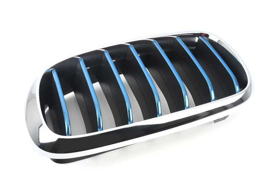 Rejilla decorativa delantera izquierda para BMW X5 F15 (OEM 51137474405). Original BMW.