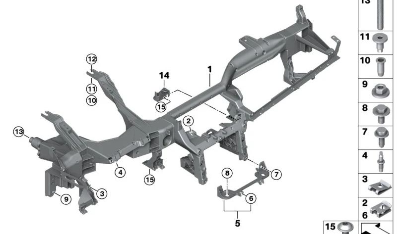 Torx-plus Origine OEM Plano 07149272822 para BMW i12, i15 (Série compatível: BMW i8, i8 Roadster).