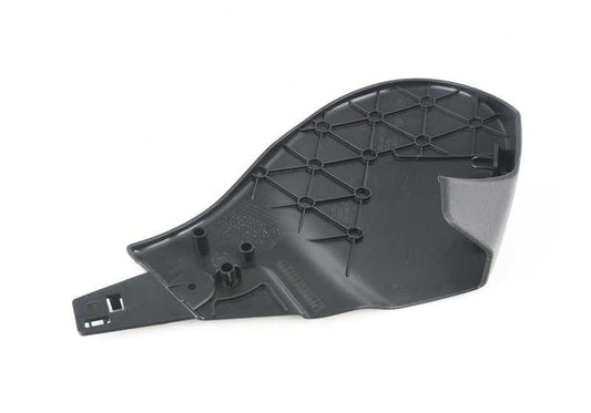 Carcasa lateral interior izquierda del asiento OEM 52107318981 para BMW F07, F10, F11, F01, F02, F15, F85, F16, F86. Original BMW.