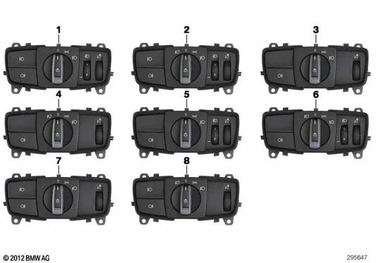 Unidad de Control de Luz para BMW (modelos 1er F20, F20N, F21, F21N, 2er F22, F23, 3er F30, F31, F34, F80, 4er F82, F83) (OEM 61319265299). Original BMW