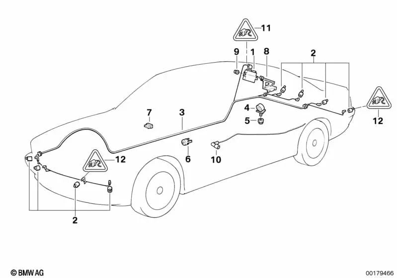 Unidad de Control PDC para varios modelos/series de BMW (OEM 66209129812). Original BMW