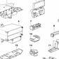 Soporte de Conexión para BMW Serie 3 E36 (OEM 61131387161). Original BMW