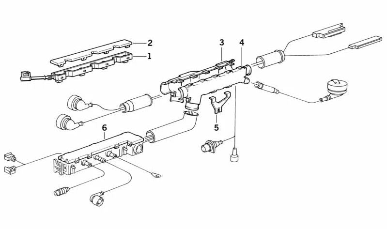 Cubierta superior OEM 12521727991 para BMW E36. Original BMW.