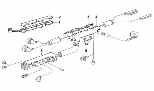 Cubierta superior OEM 12521727991 para BMW E36. Original BMW.