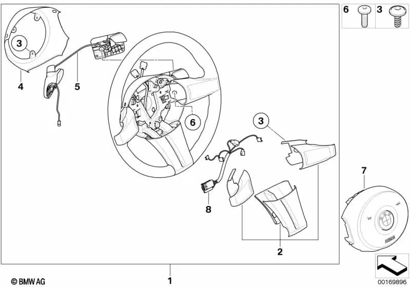 Juego de coberturas para radios para BMW Z4 E85 (OEM 32346763597). Original BMW