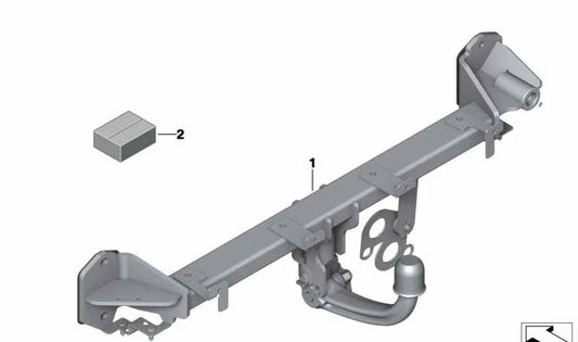 Conjunto de enganche desmontable para BMW G30, G31, G31N (OEM 51129447406). Original BMW