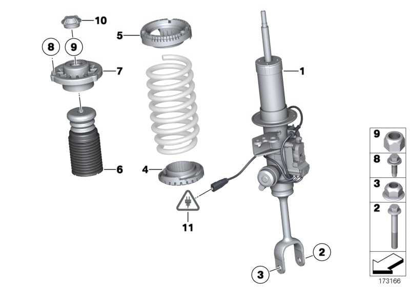 Muelle-Amortiguador Delantero Para Bmw F07 Gt F01 F02 . Original Recambios