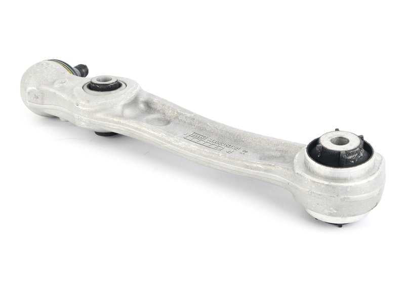 Brazo de suspensión inferior con cojinete de goma derecho para BMW G30, G31, G38 (OEM 31106861178). Original BMW.