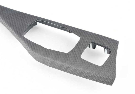 Carbon Center Console Trim for BMW 2 Series F22N, F23N, F87N (OEM 51168088622). Original BMW