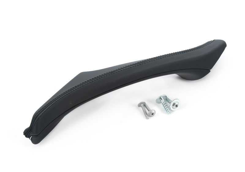 Right leather closing handle for BMW 5 Series F10 (OEM 51418047934). Genuine BMW