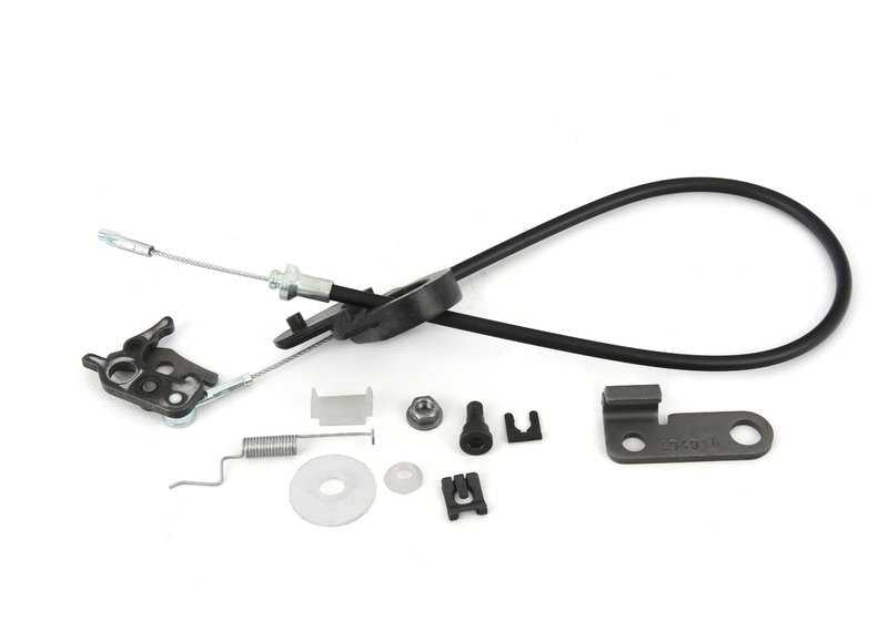 Cable de control derecho para BMW Serie 3 E46, Serie 6 E64, E64N (OEM 52107035850). Original BMW