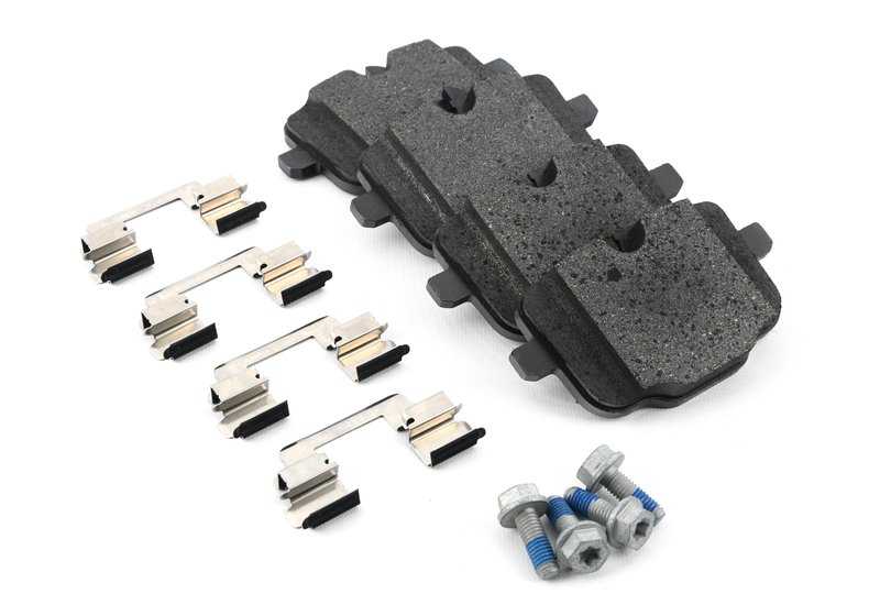 Juego de pastillas de freno sin asbesto OEM 34216890353 para BMW G30, G32, G11, G12, G16, G01, G02, G05, G18, G06, G07, i20. Original BMW.