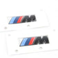 Logos laterales M (set de 2) negro brillo para BMW G42, G20, G21, G28, G22, G23, G26, G05, G18, G06, G07. Original BMW.