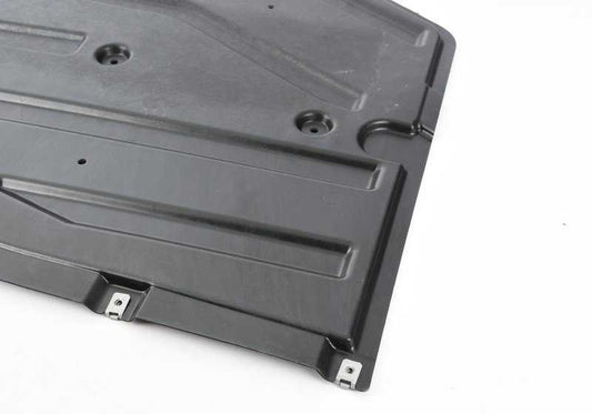 Cubrecárter trasero izquierdo OEM 51757213673 para BMW F25 (X3) y BMW F26 (X4). Original BMW.