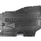 Cubrecárter trasero izquierdo OEM 51757213673 para BMW F25 (X3) y BMW F26 (X4). Original BMW.