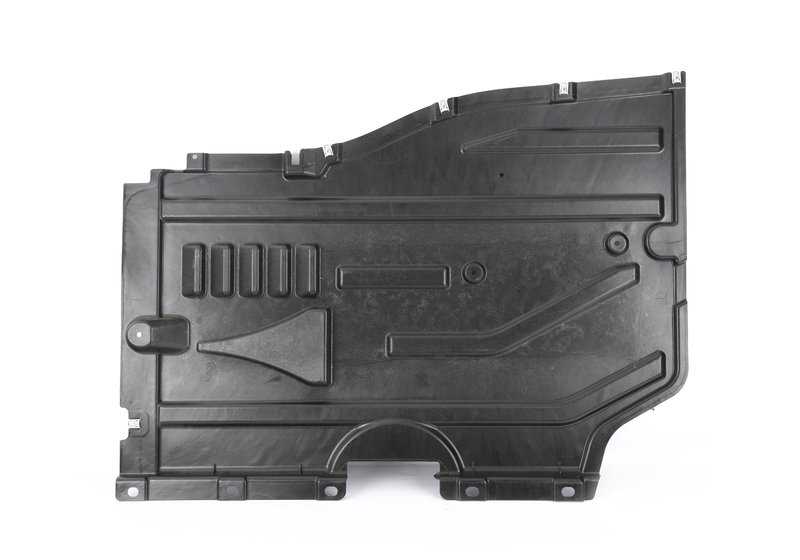 Cubrecárter trasero izquierdo OEM 51757213673 para BMW F25 (X3) y BMW F26 (X4). Original BMW.