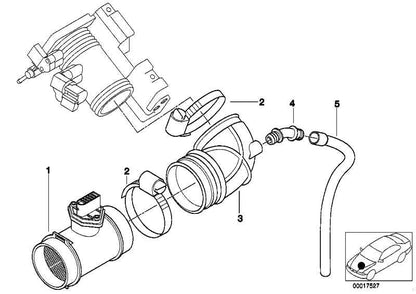 Caudalimetro Contador Medidor De Masa Aire Para Bmw E36 E46 E38. Original Recambios