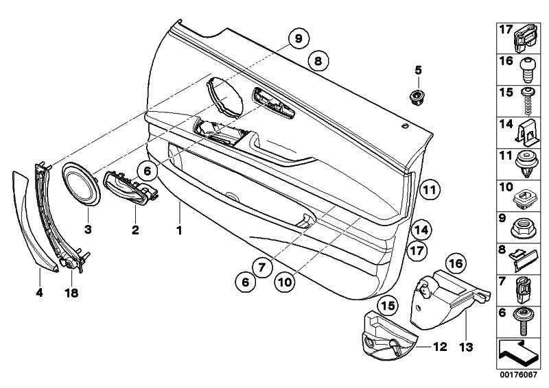 Tapa Altavoz Negro Puerta Para Bmw E90 E91 E84 . Original Bmw. Recambios