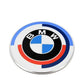 Emblema logo 82mm capo o maletero Aniversario BMW 50 años. Original BMW