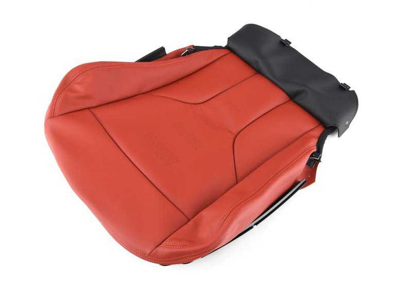 Funda de asiento deportivo en cuero OEM 52108058270 para BMW M3 (F80) y M4 (F82). Original BMW.