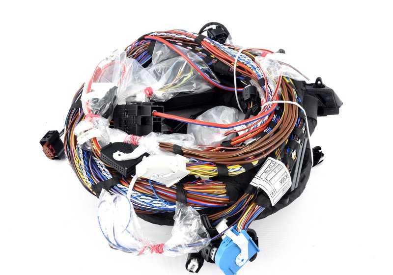 Juego de cables de reparación delantero derecho para BMW E63, E64 (OEM 61119234720). Original BMW