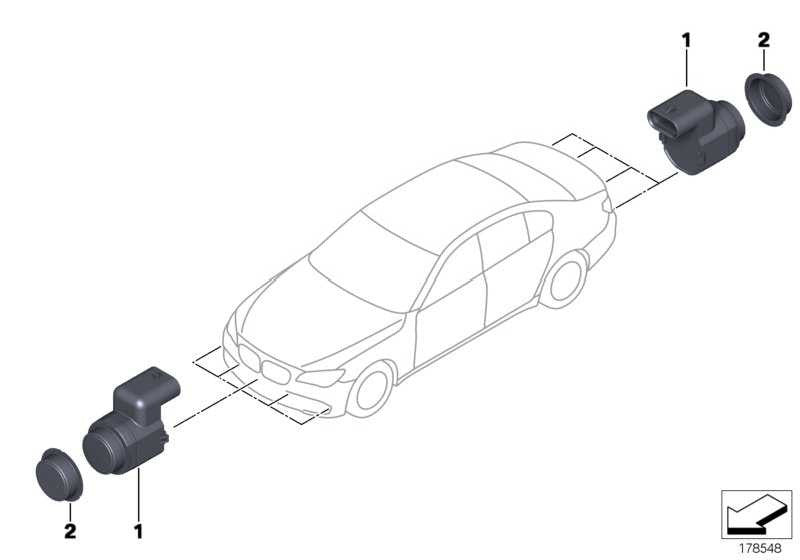 Sensor Aparcamiento / Ultrasónico Color Alpinweiss 300 Para Bmw E81 E82 Edrive E87 E88 E90 E91 E92