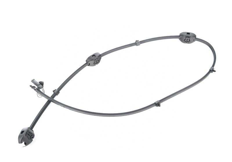 Cadena de boquillas para sistema de lavado de parabrisas para BMW X5 F95, G05, G18, X7 G07, XM G09 (OEM 61667434864). Original BMW