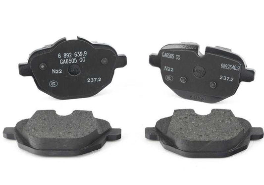 Non-asbestos brake pad repair kit for BMW G30, G31, G01, G08, G02, G05, G06 (OEM 34216892641). Original BMW