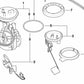 OEM -Kraftstofftankadapter 16146750466 für BMW E60, E61, E63, E64, E65, E66, E83. Original BMW.