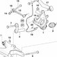 Tornillo excéntrico OEM 33326751096 para ajuste de suspensión trasera BMW. Compatible con modelos: E38, E52. Original BMW.