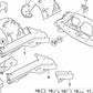 Teilausschnitt des rechten Motorlagers für BMW Z4 E85, E86 (OEM 41117171466). Original BMW