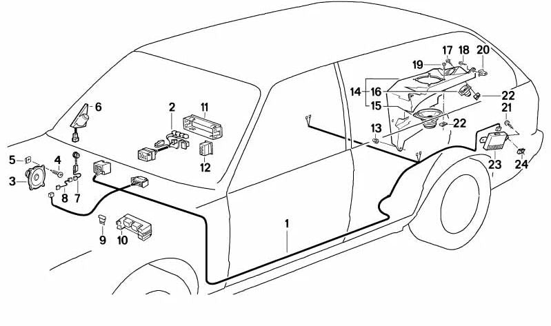 Porca de lâmina OEM 07129904224 para BMW e MINI. Compatível com os modelos: E81, E82, E87, E88, F20, F21, F40, F52, F22, F23, F44, F45, F46, F87, G42, U06, G87, E21, E30, E36, E46, E90, E91, E92, E93, F30, F31, F34, F35, F80, G20, G21, G28, G80, G81,